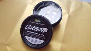 lush celebrate hand cream
