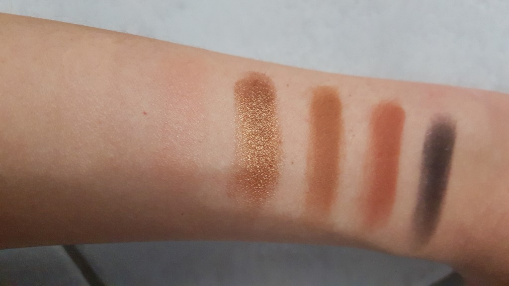 too faced sweet peach swatches