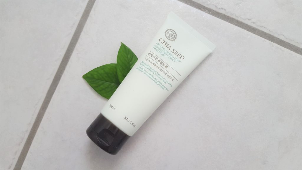 thefaceshop chia seed cleansing foam