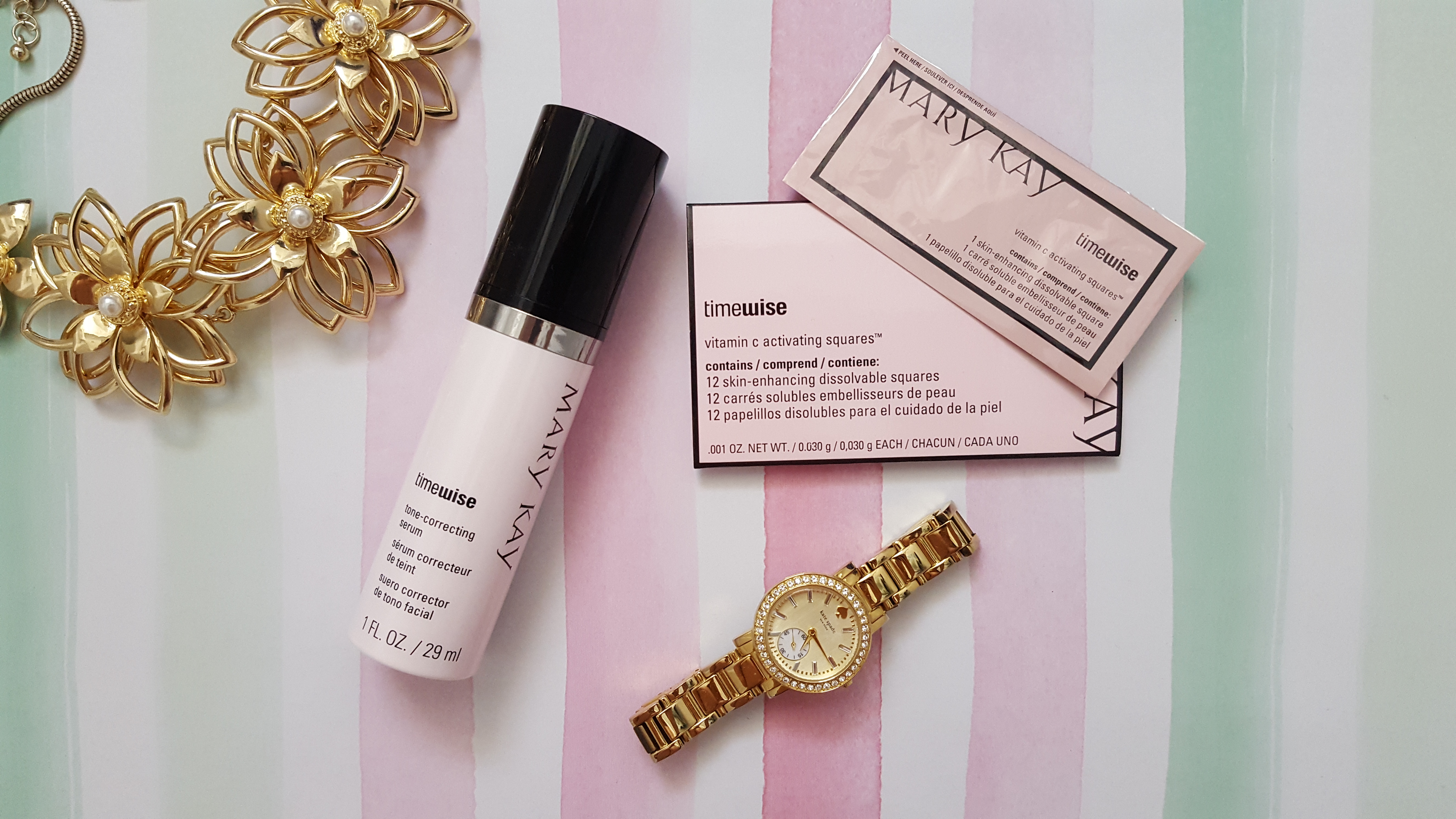 Review Mary Kay Timewise Vitamin C Activating Squares Timewise Tone Correcting Serum I M