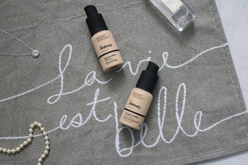 the ordinary serum and coverage foundation