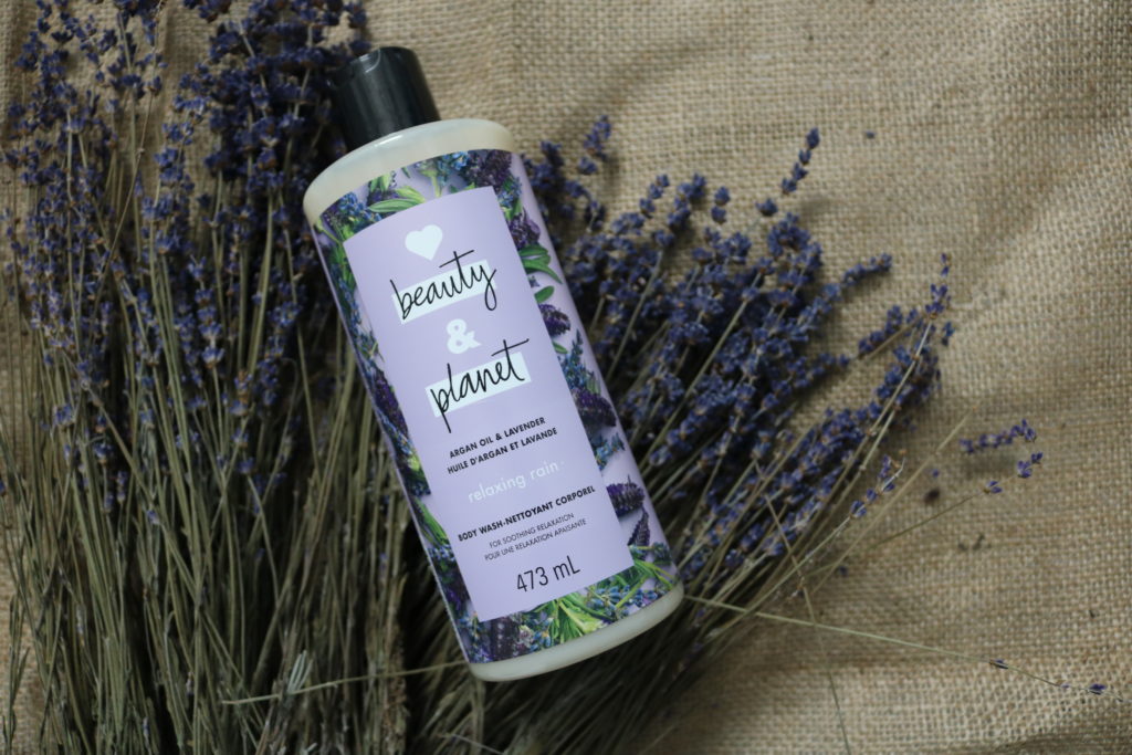 Love beauty and planet calming rain lavender body wash