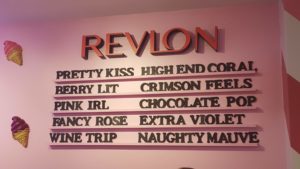 revlon feeling lippie pop up shop