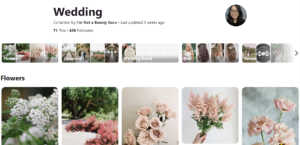 wedding pinterest board