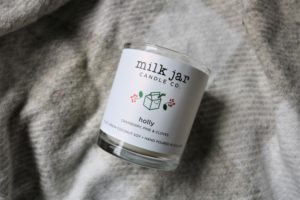 milk jar candle jilly box